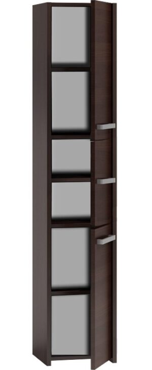 Słupek łazienkowy Sara S43 WENGE - obrazek 2