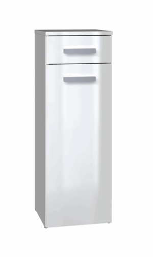 Słupek łazienkowy Nel V DS BIAŁY POŁYSK - obrazek 2