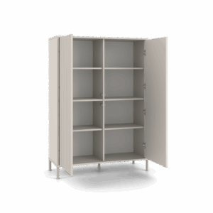 Witryna KAMARO 2DD SLIM/GŁADKI KASZMIR Lamele Front Ryflowany + Klasyczny - obrazek 5