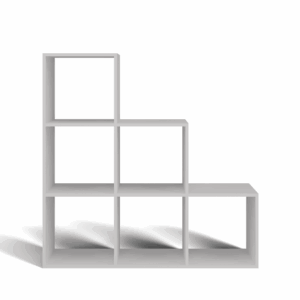 Regał STEP 3X3 RS-30 BIAŁY - obrazek 6