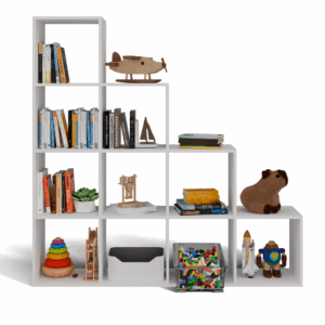 Regał Step 4X4 BIAŁY - obrazek 2