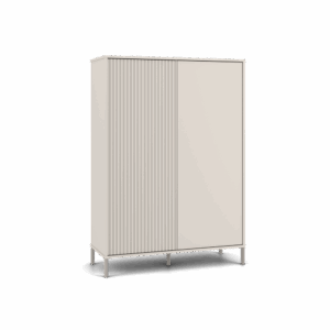 Witryna KAMARO 2DD SLIM/GŁADKI KASZMIR Lamele Front Ryflowany + Klasyczny - obrazek 2