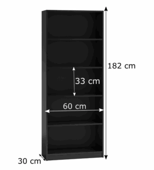 Regał Onyx R60 CZARNY - obrazek 2