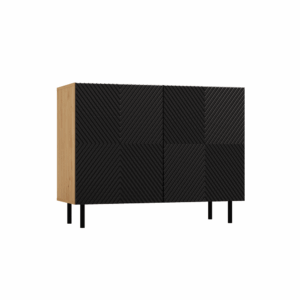 Komoda KAMA 2D ARTISAN CZARNY - obrazek 2