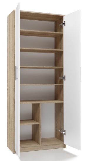 Regał Oliv 2D BIAŁY SONOMA - obrazek 2