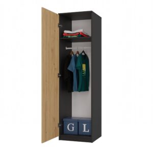 Szafa Malwa SD-50 ANTRACYT ARTISAN - obrazek 3