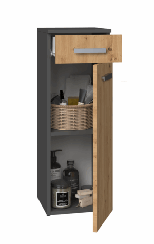 Słupek łazienkowy Nel V DS ANTRACYT ARTISAN - obrazek 3