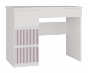 Biurko Mijas LEWE ARTESO PINK Różowy - obrazek 1