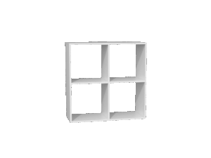 Regał Malax 2x2 BIAŁY - obrazek 1
