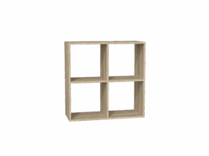 Regał Malax 2x2 SONOMA - obrazek 1
