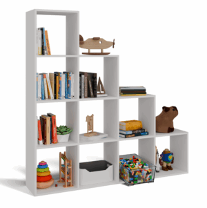 Regał Step 4X4 BIAŁY - obrazek 4