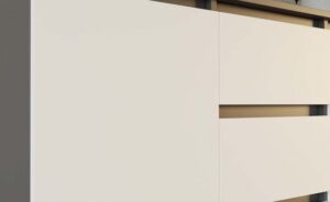 Komoda Malwa 2D3S ANTRACYT BIAŁY - obrazek 5