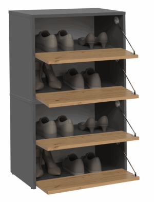 Szafka na obuwie MODO X2 ANTRACYT ARTISAN - obrazek 2