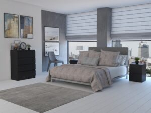 Komoda Malwa M4 CZARNY - obrazek 4