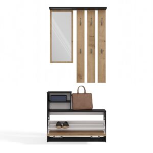 Garderoba Vera VERA ANTRACYT ARTISAN - obrazek 2