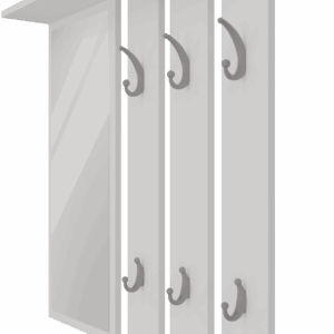 Wieszak Opal OPAL BIAŁY - obrazek 2