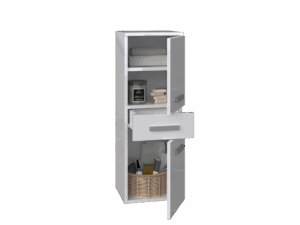 Słupek łazienkowy Nel V DDS BIAŁY POŁYSK - obrazek 6