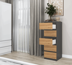 Komoda Malwa W5 ANTRACYT ARTISAN - obrazek 5