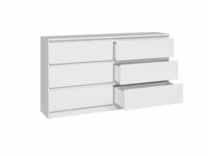 Komoda Malwa M6/140 BIAŁY - obrazek 2