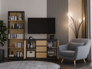 Komoda Malwa 2D3S ANTRACYT ARTISAN - obrazek 6