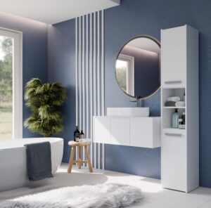 Słupek łazienkowy Sara S30 BIAŁY - obrazek 5