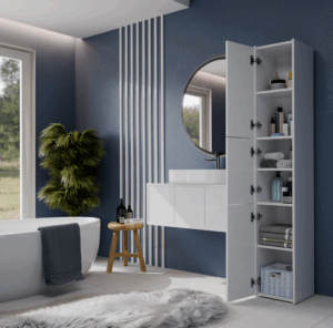 Słupek łazienkowy Sara S33 BIAŁY - obrazek 6