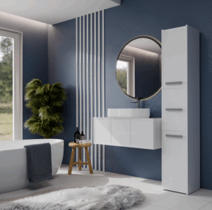 Słupek łazienkowy Sara S33 BIAŁY - obrazek 7