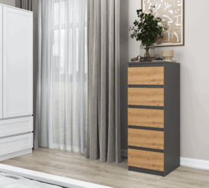 Komoda Malwa W5 ANTRACYT ARTISAN - obrazek 4