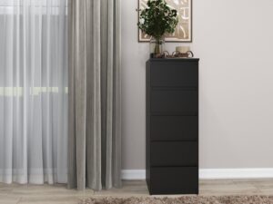 Komoda Malwa W5 CZARNY - obrazek 5