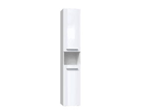 Słupek łazienkowy Nel III BIAŁY POŁYSK - obrazek 2