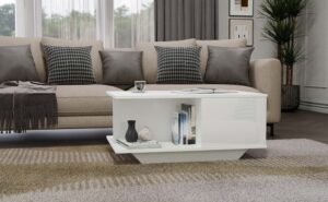 Ława Denver DENVER BIAŁY POŁYSK - obrazek 3