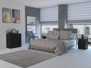 Szafka nocna Malwa M2 CZARNY - obrazek 5