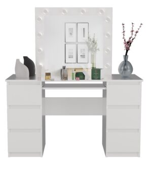 Zestaw Toaletka KUBA + LUSTRO MARINA Biały - obrazek 5