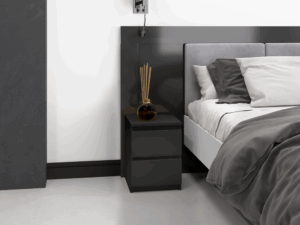 Szafka nocna Malwa M2 CZARNY - obrazek 3