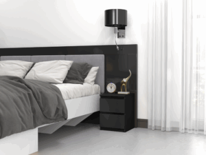 Szafka nocna Malwa M2 CZARNY - obrazek 6