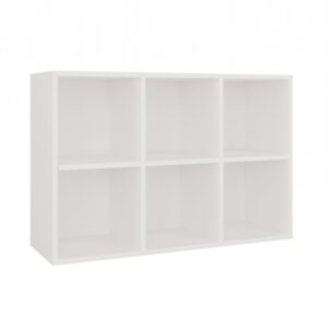 Regał Malax MINI 2X3 BIAŁY - obrazek 3