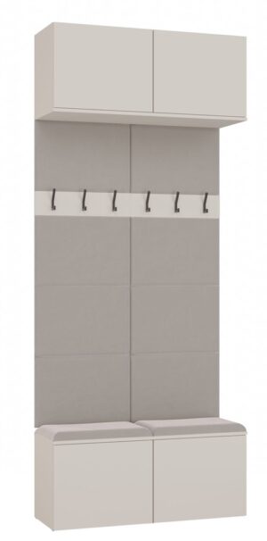 Garderoba Podwójny Wieszak HAGA II 2W KASZMIR BEŻ - obrazek 1