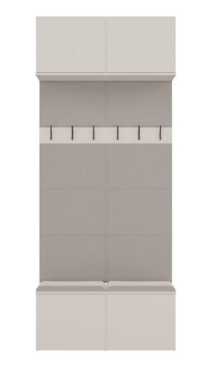 Garderoba Podwójny Wieszak HAGA II 2W KASZMIR BEŻ - obrazek 7