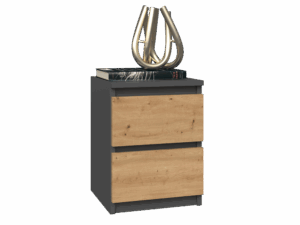 Szafka nocna Malwa M2 ANTRACYT ARTISAN - obrazek 2