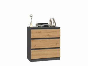 Komoda Malwa M3 ANTRACYT ARTISAN - obrazek 3