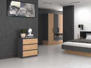 Komoda Malwa M3 ANTRACYT ARTISAN - obrazek 2