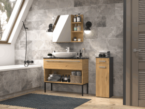 Słupek łazienkowy Nel V DS ANTRACYT ARTISAN - obrazek 6