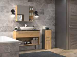 Słupek łazienkowy Nel V DDS ANTRACYT ARTISAN - obrazek 3