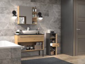 Słupek łazienkowy Nel V DDS ANTRACYT ARTISAN - obrazek 6