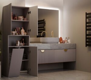 Słupek łazienkowy Nel 1K/DK GLINA - obrazek 3