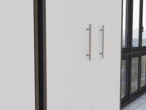 Regał Oliv 2D ANTRACYT BIEL - obrazek 6