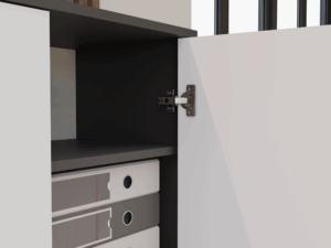 Regał Oliv 2D ANTRACYT BIEL - obrazek 7