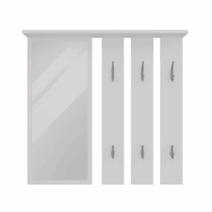 Wieszak Opal OPAL BIAŁY - obrazek 1