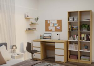 Regał Onyx R40 DĄB ARTISAN BIEL - obrazek 3