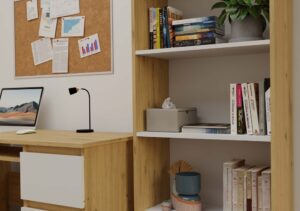 Regał Onyx R60 DĄB ARTISAN BIEL - obrazek 4